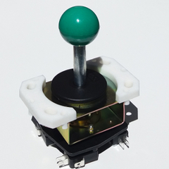 PALANCA C/MICROSWITCH EJE EXTRALARGO BOLITA VERDE